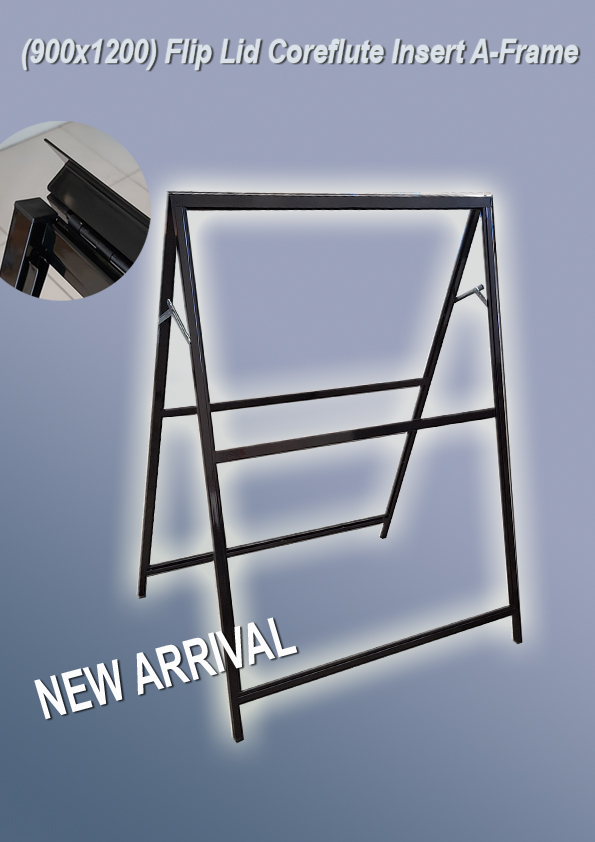 (900 x 1200) Flip Lid Coreflute Insert A-Frame